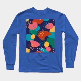 Funny rainbow shapes Long Sleeve T-Shirt